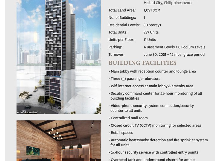 Ready for move-in | Rent-to-own Condo in Makati City