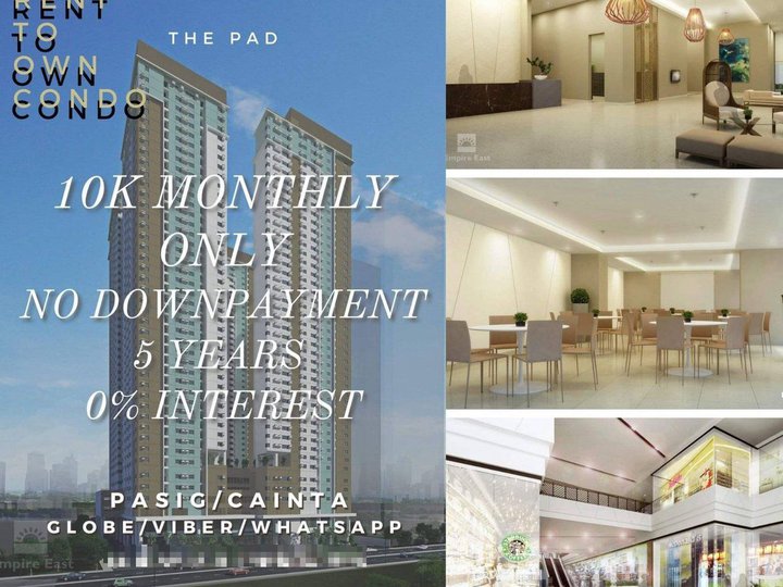 RENT TO Own 15K Monthly Studio NO DOWNPAYMENT 1BR Shaw Mandaluyong Paddington Sm megamall Shangrila
