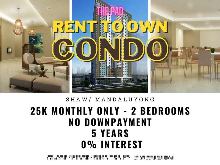 Condo 1BR 180k DP RFO MOVEIN RENT2OWN MANDALUYONG PIONEER WOODLAND BGC