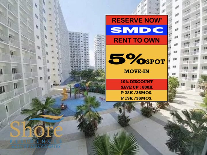 RENT TO OWN Condo in Mall Of Asia ,Pasay City at Shore Residences