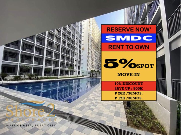 SMDC Shore 2 RESIDENCES Condo FOR SALE in Mall Of Asia ,Pasay City
