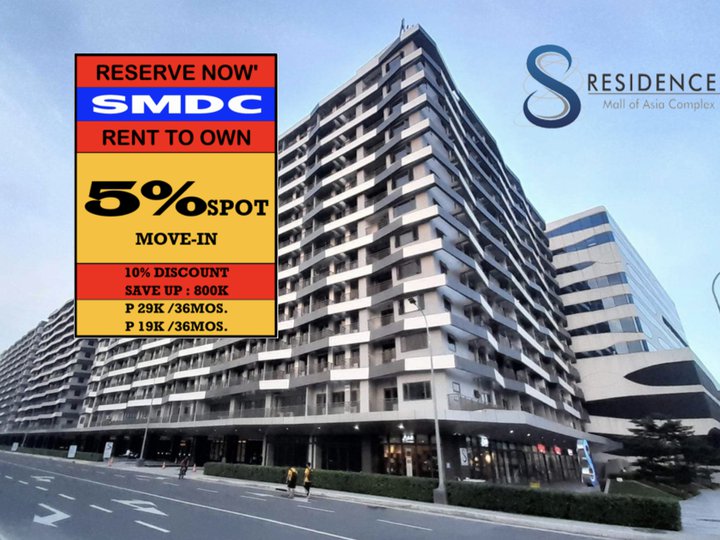 SMDC S Residences Condo FOR SALE in  Mall of Asia ,Pasay City