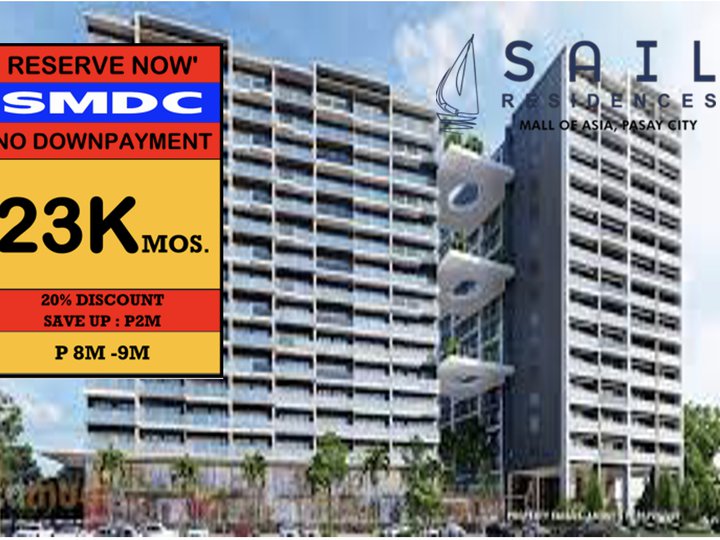 SMDC Sail Residences  Condo For Sale in Mall of Asia ,Pasay City