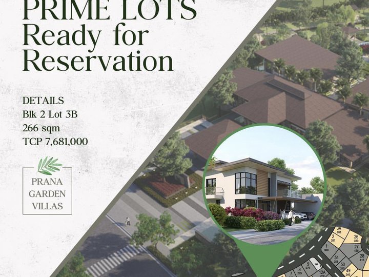 Residential Lot for Sale in Prana Garden Villa Trece Martires Cavite