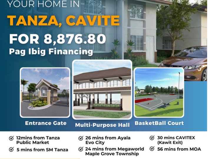 Pre-selling townhouse in Tanza Cavite
