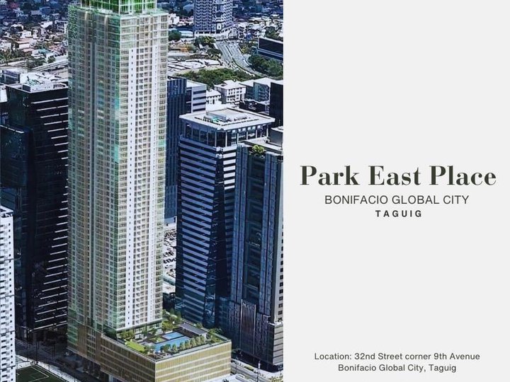 Park East Place by Alveo Land in Bonifacio Global City Taguig City