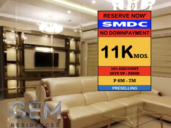 SMDC GEM RESIDENCES Condo for Sale in Pasig City ; along C5