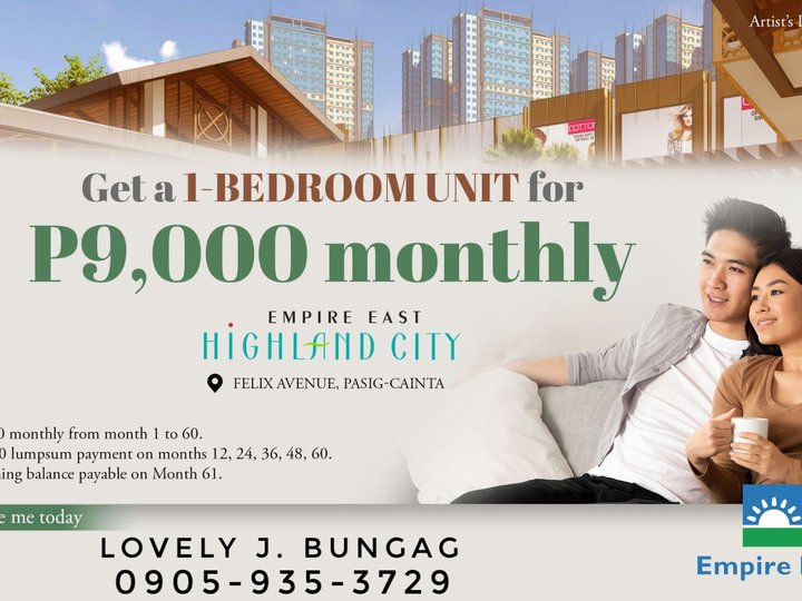 15% PROMO DISCOUNT-Rent to Own Condo for as low as 7000 Monthly!