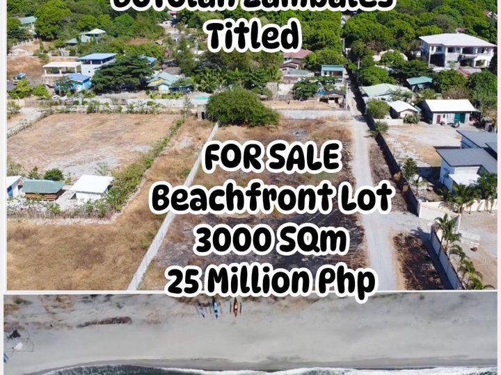 Best investment beachfront Lot for business and vacation house