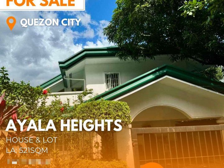 For Sale - House and Lot in Ayala Heights QC