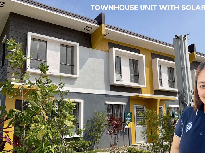 Townhouse with Solar Panel, Parking Space and Water Storage.