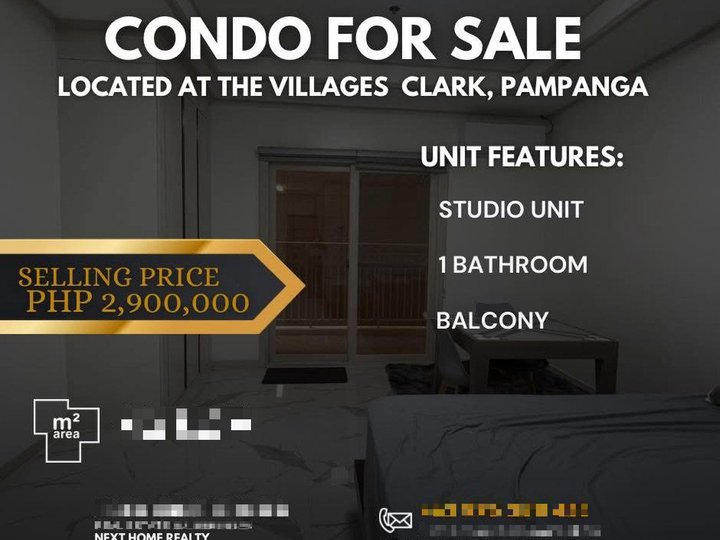 Clark Pampanga Golden Tree Condo Studio Unit For Sale (Building View)