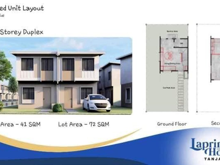 2-BR Duplex House for Sale at La Prima Homes in Tanjay Negros Oriental