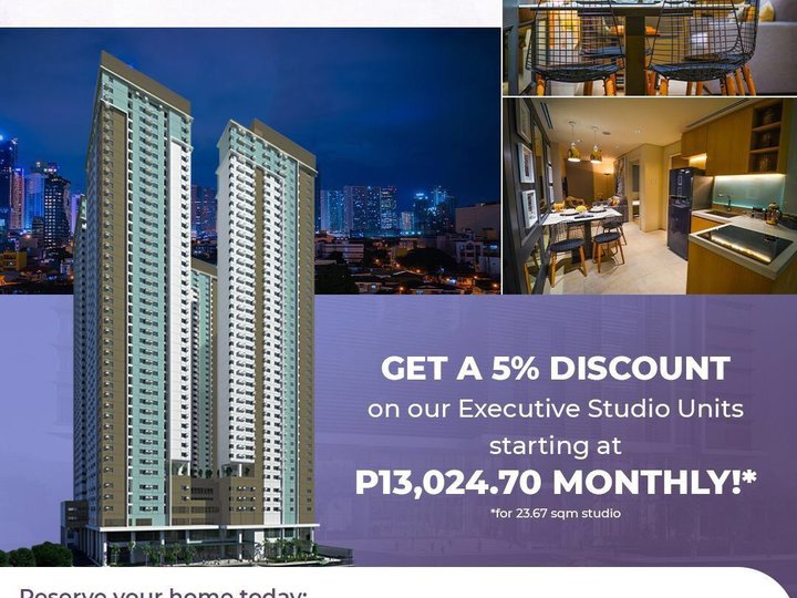 15k MONTHLY-1 bedroom unit! High Rise condo near MRT-Shaw and Megamall