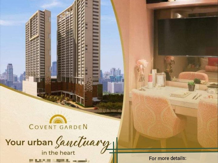 30K MONTHLY STUDIO CONDO NEAR PUP MANILA STA MESA RENT TO OWN RFO COVENT GARDEN