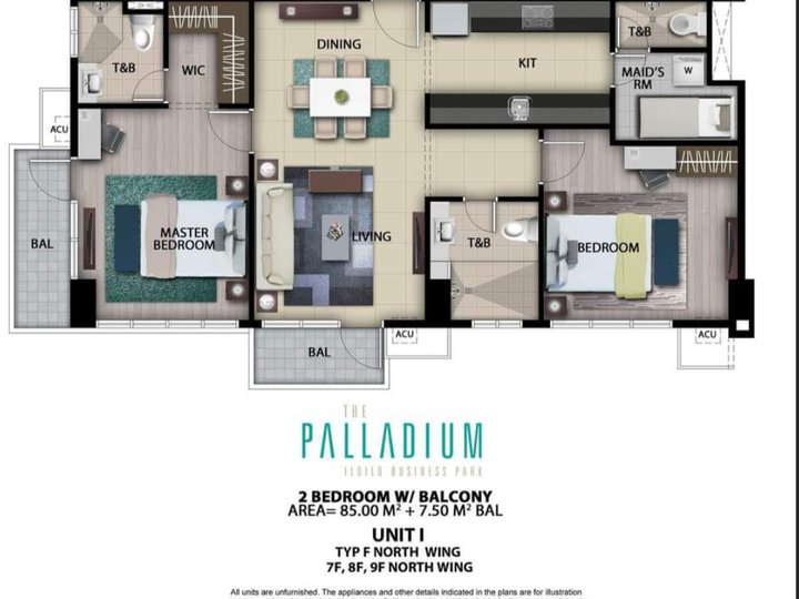 83.50 sqm 2-bedroom Condo For Sale in Iloilo Business Park Iloilo City