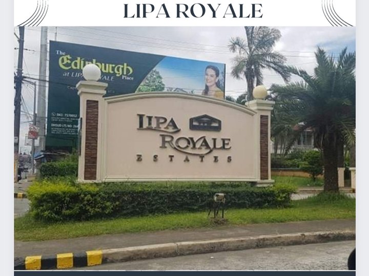 Residencial lots for sale in Lipa Royale from 120sqm to 210sqm