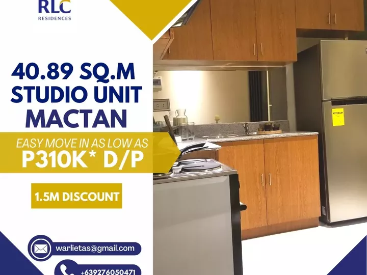 RFO 40.89 sqm Studio Condo For Sale in Mactan Limited 20% Discount