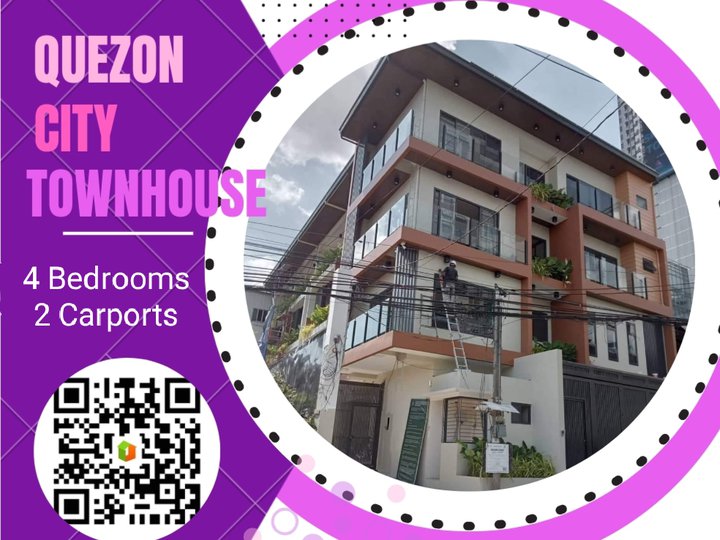 4 Bedrooms Modern Townhouse For Sale in Cubao Quezon City [House and Lot 🏘️] (November 2023) in