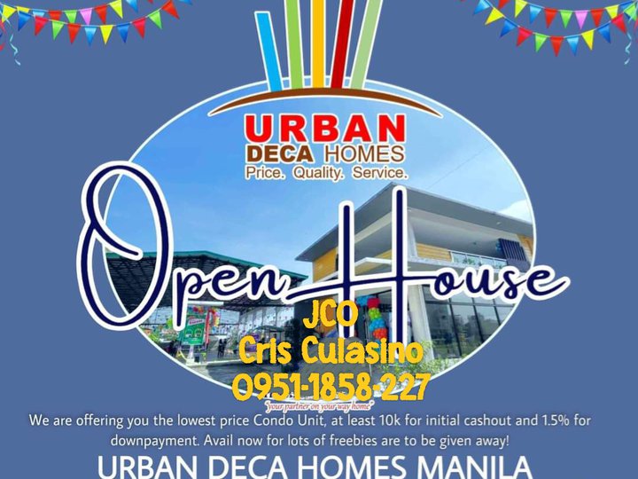 30.60 sqm 2-bedroom Condo For Sale in Urban Deca Manila