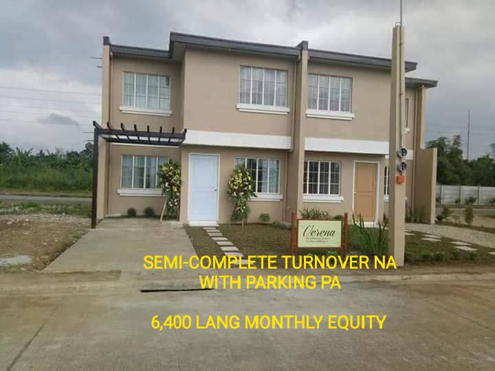 SEMI-COMPLETE TOWNHOUSE WITH PARKING FOR SALE IN TANAUAN BATANGAS