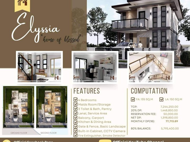 HOUSE AND LOT IN LIPA ROYALE, DARASA, AND GEN. TRIAS