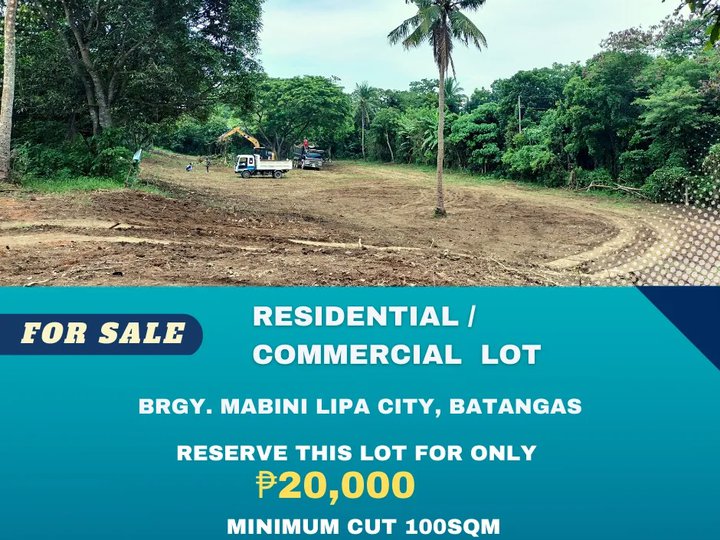 Lot for Sale Along the Highway in Brgy Mabini Lipa City