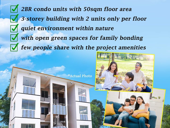 FOR SALE COMPLETE TYPE 2BR CONDO IN ANTIPOLO CITY