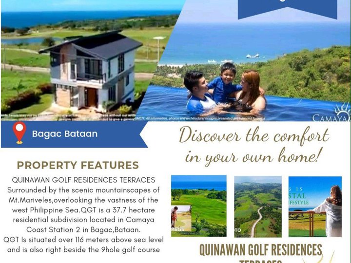 Residential property with sea,mountain and golf view