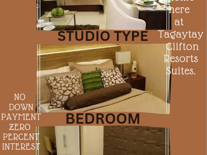 Pre-selling 22.00 sqm 1-bedroom Condo For Sale in Tagaytay Cavite