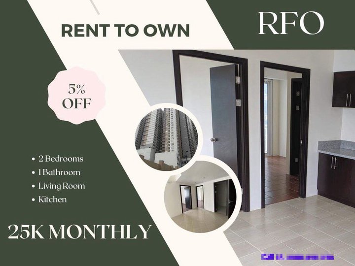 RENT TO OWN 2 BEDROOMS IN MANDALUYONG NEAR BGC ORTIGAS
