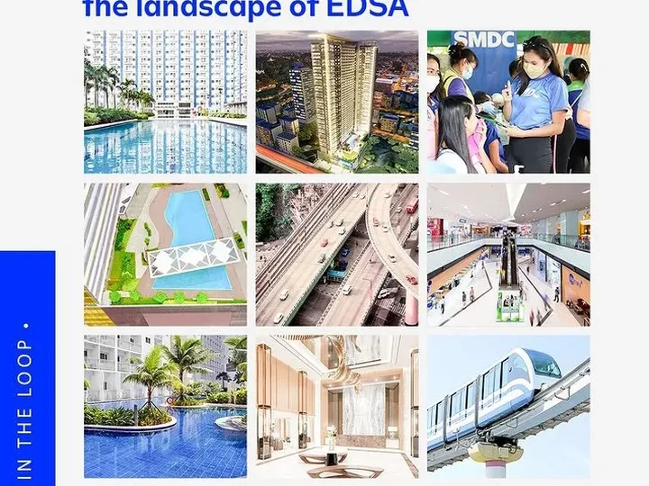 Pre-selling 25.00 sqm 1-bedroom Condo For Sale along EDSA