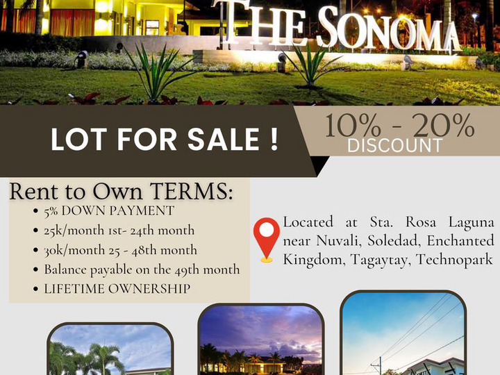 LOT FOR SALE - 10% DISCOUNT! 25K/MONTH ONLY!