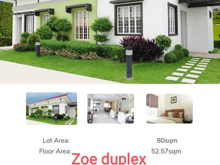 Zoe bungalow type duplex for sale in Dasmarinas, Cavite