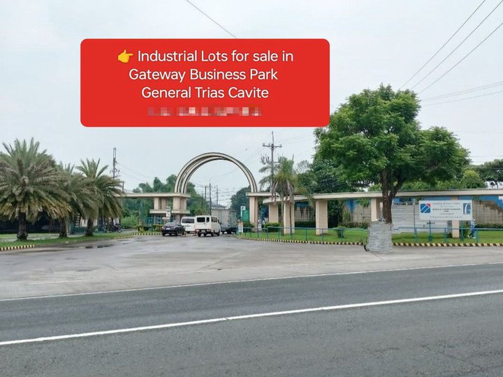 Industrial Lots For sale in Gateway Business Park Gen.Trias Cavite
