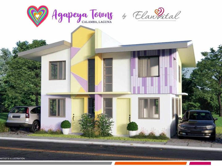 Pinakamurang 3-bedroom provision Duplex  House sa Calamba Laguna