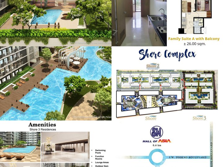 32.00 sqm 1-bedroom Condo For Sale Resort amenity