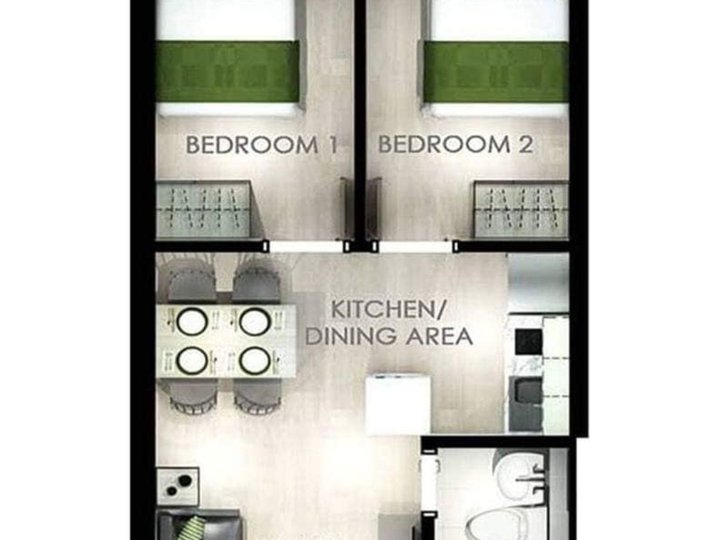 Pag-ibig Condo in Pasig Ortigas 2 Bedroom