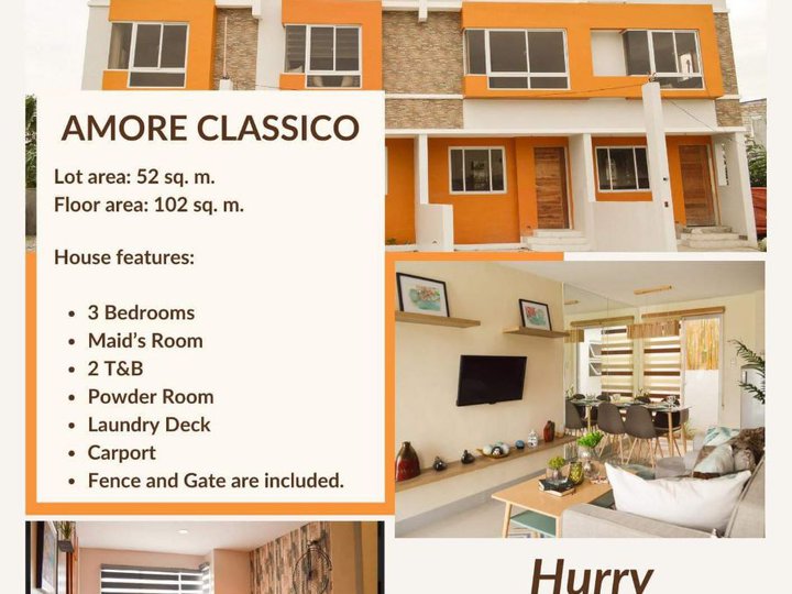Pre-selling 3-bedroom Townhouse For Sale in Las Pinas Metro Manila