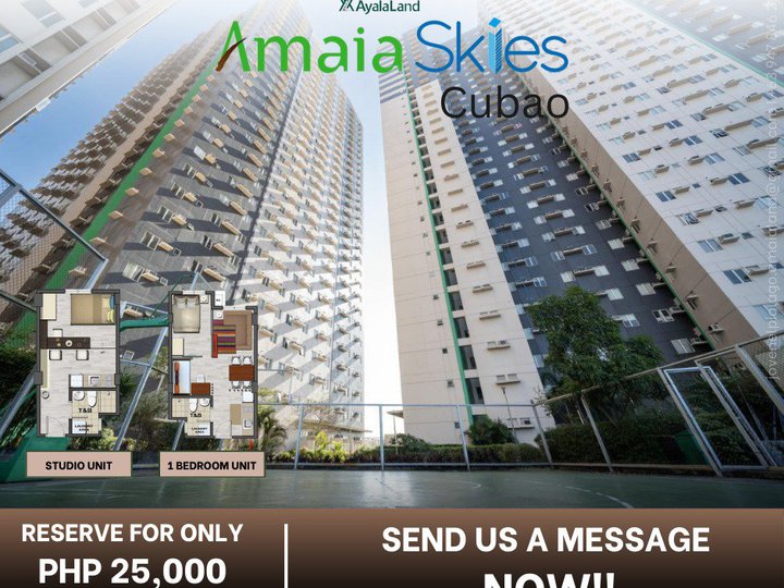 Pre Selling Condo Unit in Amaia Skies Cubao Quezon City