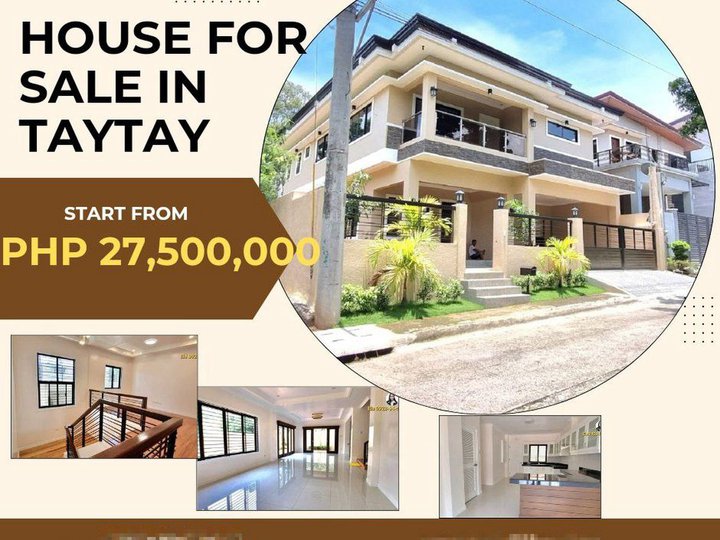 5-bedroom Single Attached House For Sale in Taytay Rizal