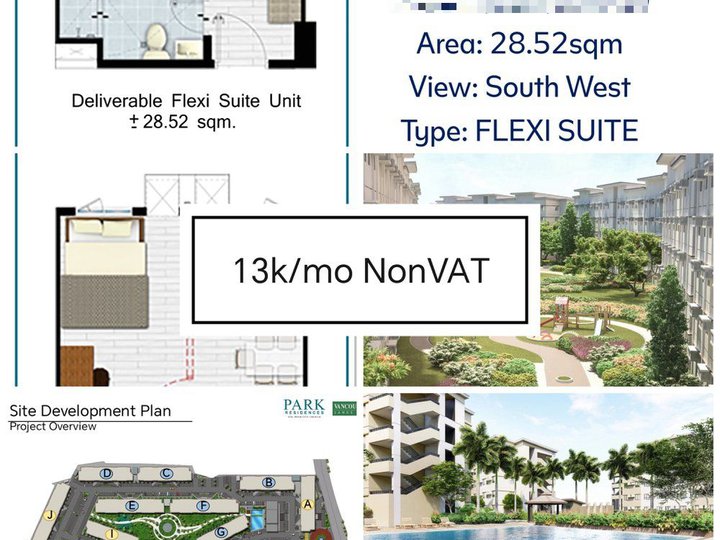 28.00 sqm 1-bedroom Condo For Sale in Santa Rosa Laguna