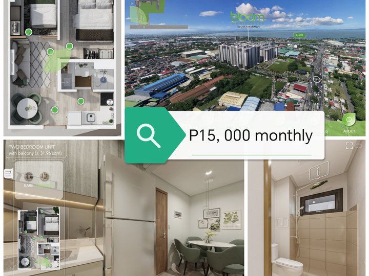 32.00 sqm 2-bedroom Condo For Sale in Paranaque Metro Manila