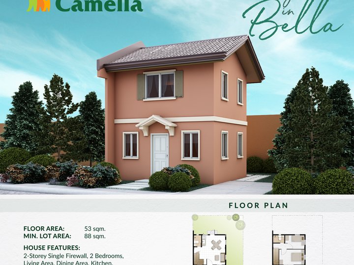 BELLA  2-bedroom Single Attached House For Sale in Bulakan Bulacan