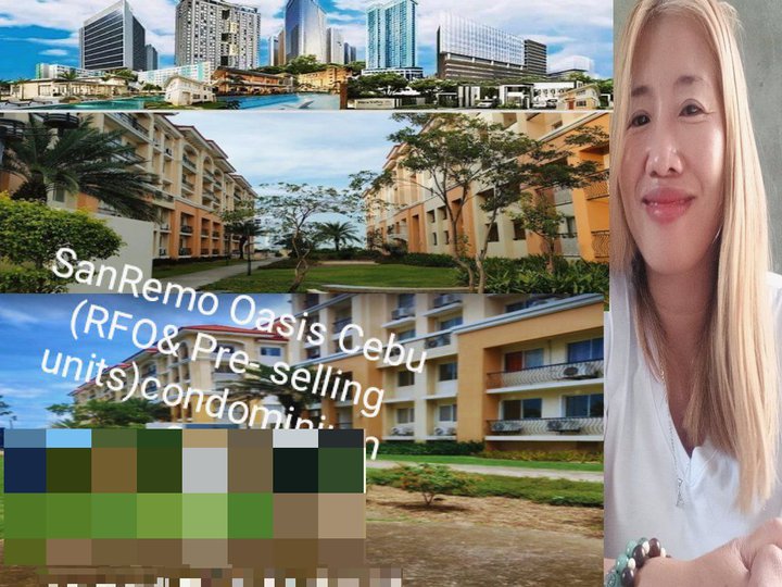 SanRemo Oasis condominium at city de mare south cebu offer 2br unit RFO 32 sq meter's area