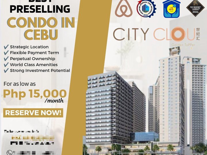 Pre -selling condo across Sacred Heart Parish Church