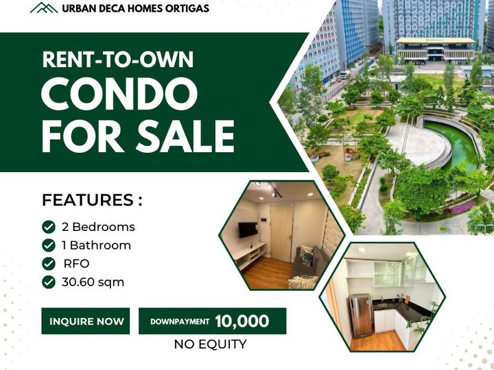 RFO 30.60 SQM 2BR residential Condo For Sale in Ortigas Pasig