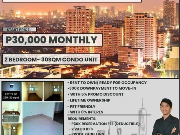 Ready For Occupancy 30.00 sqm 2-bedroom Residential Condo For Sale in San Juan
