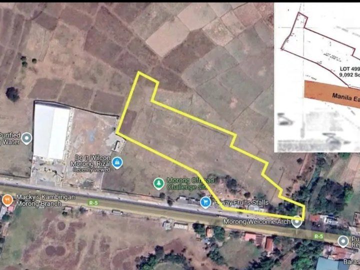 9,092 sqm Lot For Sale in Baras Rizal (good location, road side)