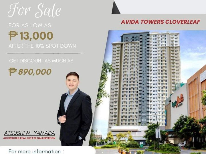 Rent to own Avida Cloverleaf ( Near RFO )